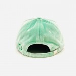 MINT AND FOREST GREEN VELOUR ADJUSTABLE GOLF HAT BACK